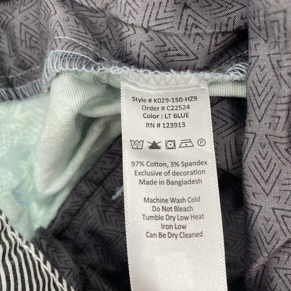 Jachs New York Size 31 Bleecker Fit Shorts 8.5" Light Blue Pineapple Print - Picture 3 of 6